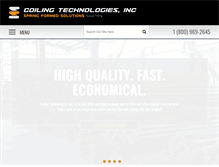Tablet Screenshot of coilingtech.com